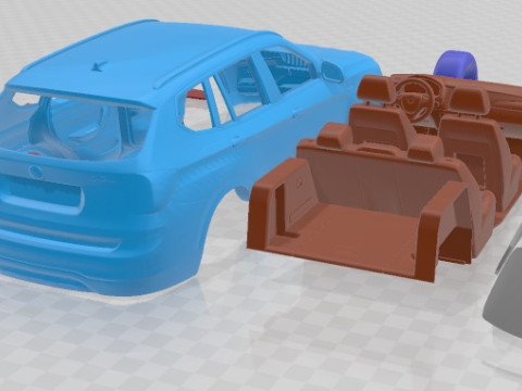 X3 2015 Printable Car 3D Print Model