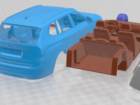 X3 2015 Printable Car 3D Print Model