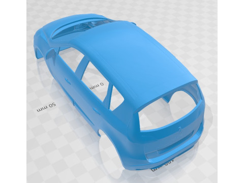 Renault Scenic 2010 Printable Body Car Modèles 3D en vedette