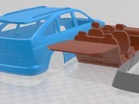 SsangYong Rodius 2006 Printable Car 3Dプリントモデル