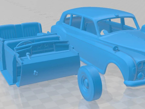 Phantom Park Ward Limousine 1963 Printable Car 3D Print Model
