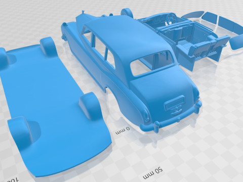 Phantom Park Ward Limousine 1963 Printable Car 3D-Druckmodell