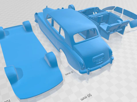 Phantom Park Ward Limousine 1963 Printable Car 3D Print Model