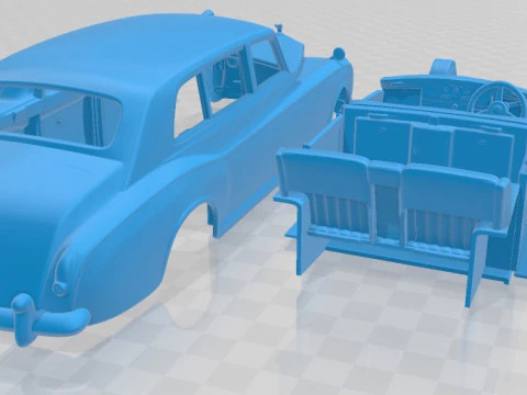 Phantom Park Ward Limousine 1963 Printable Car 3D Print Model