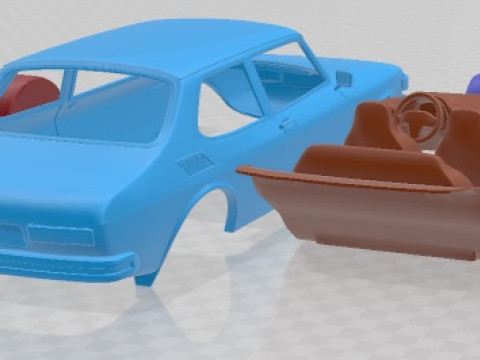Saab 99 1972 Printable Car Modèles 3D en vedette