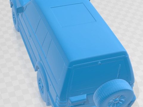 Mitsubishi Pajero Montero Wagon 1991 Printable Car 3D Baskı Modeli