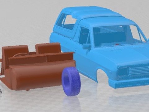 Nissan 1400 1971 Printable Car 3D 프린트 모델