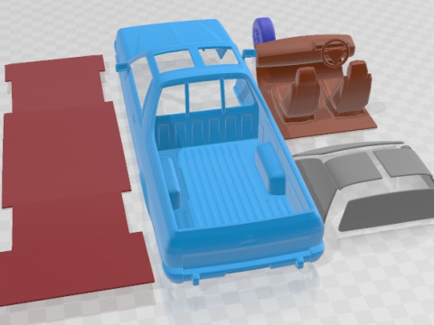 Subaru BRAT 1981 Printable Car Model do druku 3D
