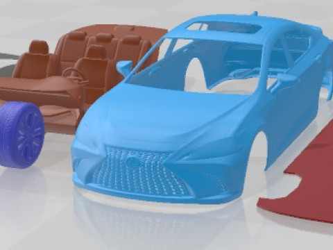 Lexus ES F Sport 2022 Printable Car Model do druku 3D