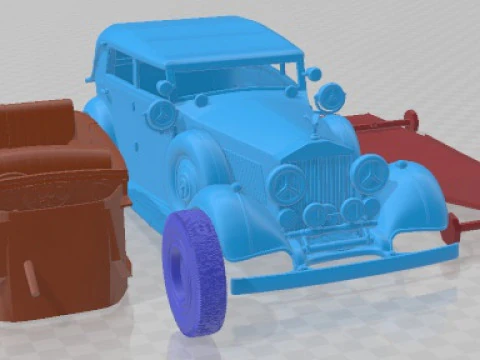 Phantom II Star of India 1934 Printable Car 3D Print Model