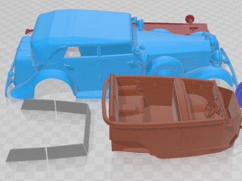 Phantom II Star of India 1934 Printable Car 3D 프린트 모델