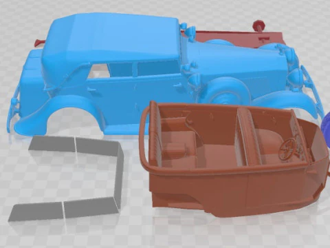 Phantom II Star of India 1934 Printable Car 3D Print Model
