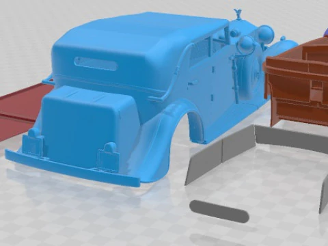 Phantom II Star of India 1934 Printable Car 3D Print Model