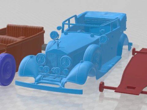 Phantom II Star of India 1934 - 2 Printable Car 3D Print Model
