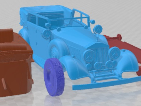 Phantom II Star of India 1934 - 2 Printable Car Model do druku 3D