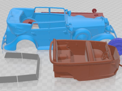 Phantom II Star of India 1934 - 2 Printable Car Model do druku 3D