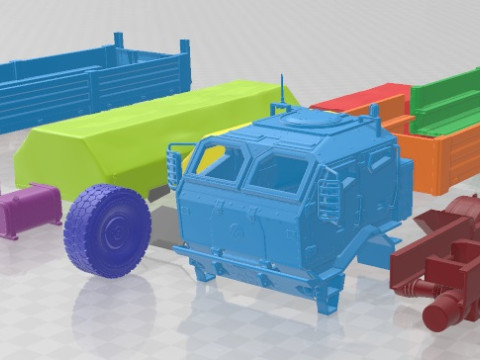 TATRA 815-7 8X8 2020 Printable Truck 3Dプリントモデル