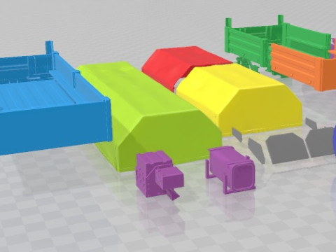 TATRA 815-7 8X8 2020 Printable Truck 3Dプリントモデル