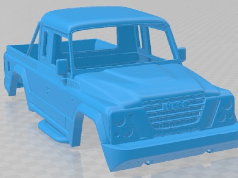 Iveco Massif Pickup 2011 Printable Body Car 3D प्रिंट मॉडल