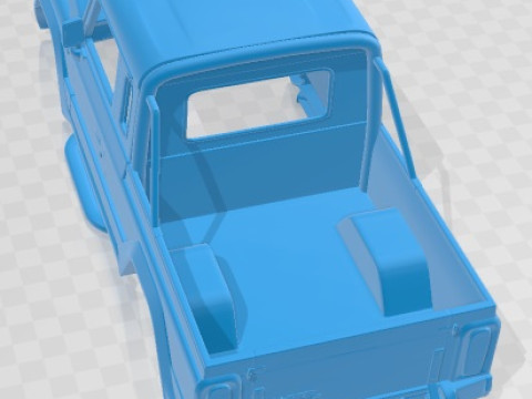 Iveco Massif Pickup 2011 Printable Body Car 3D प्रिंट मॉडल