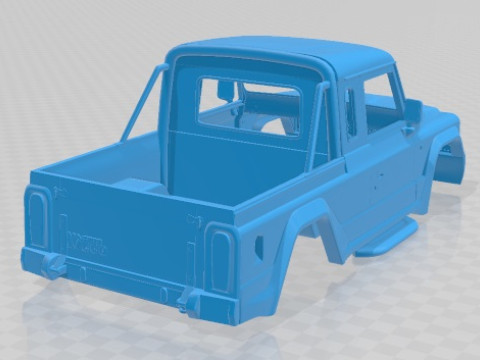 Iveco Massif Pickup 2011 Printable Body Car 3D प्रिंट मॉडल