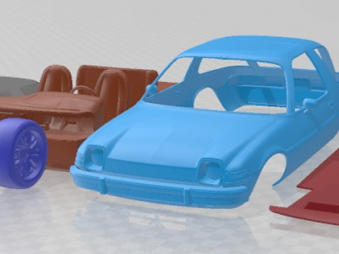 AMC Pacer X 1977 Printable Car 3Dプリントモデル