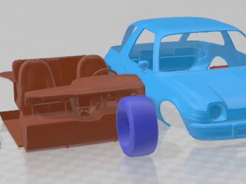 AMC Pacer X 1977 Printable Car 3D Print Model