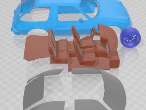 AMC Pacer X 1977 Printable Car 3Dプリントモデル