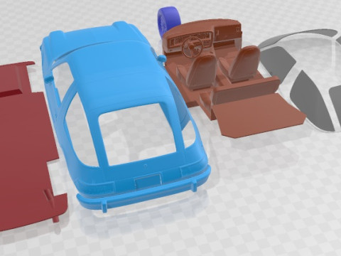 AMC Pacer X 1977 Printable Car 3Dプリントモデル