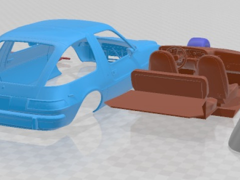 AMC Pacer X 1977 Printable Car 3Dプリントモデル