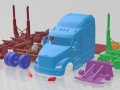 Peterbilt 587 2015 Printable Truck 3D printmodel