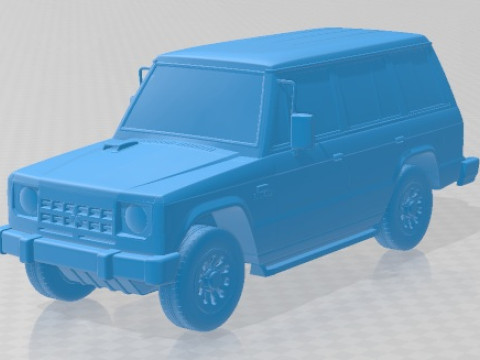 Mitsubishi Pajero Wagon 5 Door 1983 Printable Car 3Dプリントモデル