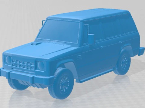 Mitsubishi Pajero Wagon 5 Door 1983 Printable Car 3D Print Model