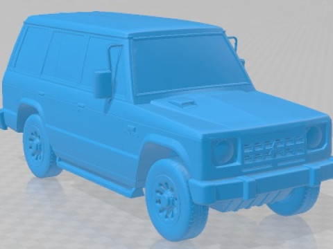 Mitsubishi Pajero Wagon 5 Door 1983 Printable Car 3Dプリントモデル