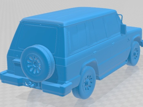 Mitsubishi Pajero Wagon 5 Door 1983 Printable Car 3Dプリントモデル