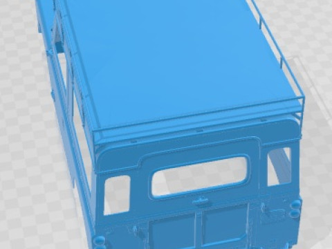 Land Rover Series IIA 88 Pickup 1968 Printable Body Car 3Dプリントモデル