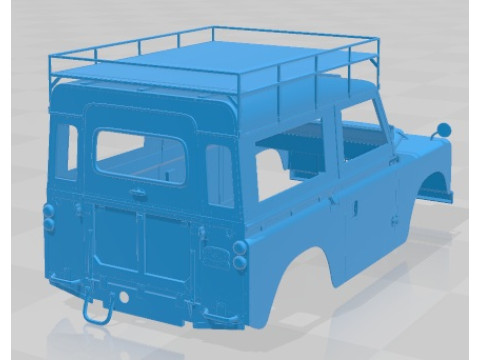 Land Rover Series IIA 88 Pickup 1968 Printable Body Car 3Dプリントモデル