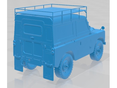 Land Rover Series IIA 88 Pickup 1968 Printable Car Modelo de Impressão 3D