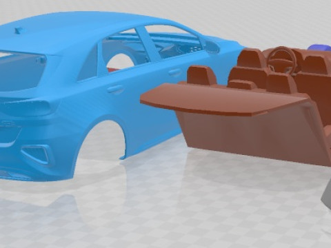 Kia Ceed GT Line 2019 Printable Car 3D प्रिंट मॉडल