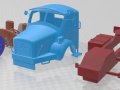 Berliet GLM 10 M2 1961 Printable Truck 3D Baskı Modeli