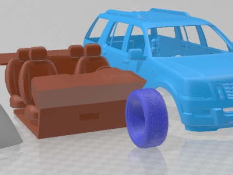 Explorer 2008 Printable Car Modelo de impresión 3D