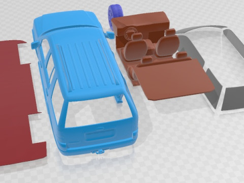 Explorer 2008 Printable Car Modelo de impresión 3D