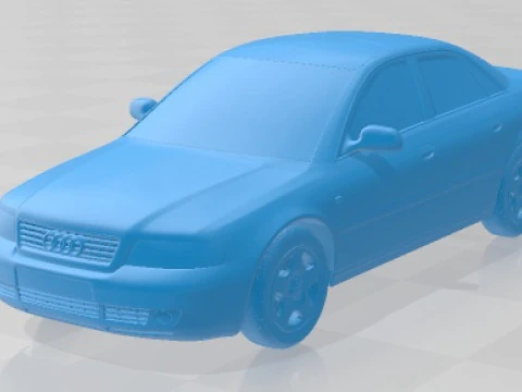 Mobil Cetak Audi A4 Sedan 1999 Model Cetak 3D