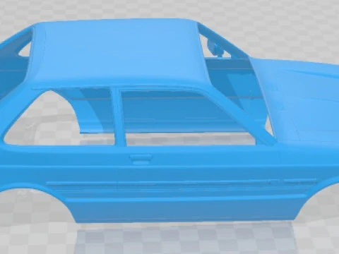 Toyota Starlet KP61 Printable Body Car 3D Print Model