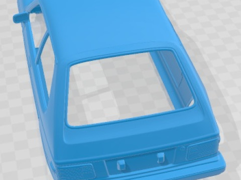 Toyota Starlet KP61 Printable Body Car 3D printmodel