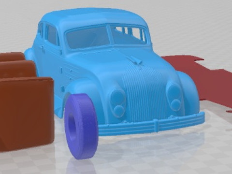Chrysler Imperial Airflow 1934 Printable Car 3D प्रिंट मॉडल