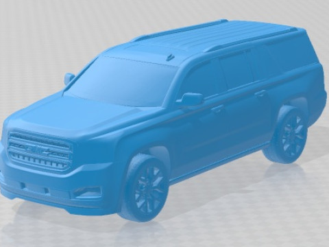 GMC Yukon 2014 Printable Car 3D Print Model