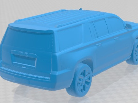 GMC Yukon 2014 Printable Car 3Dプリントモデル