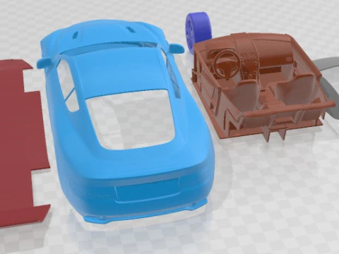 アストンマーティン ヴィラージュ 2012 印刷可能な車 3Dプリントモデル