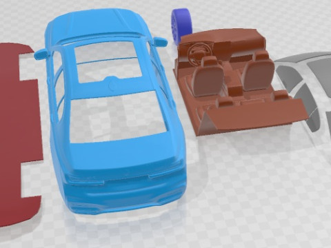 7 Series M Short 2020 Printable Car 3Dプリントモデル